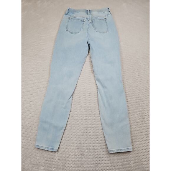 For Luv Of Denim Jeans Womens 4 The Luv Skinny Hight Rise Light Wash Stretch - Picture 8 of 9